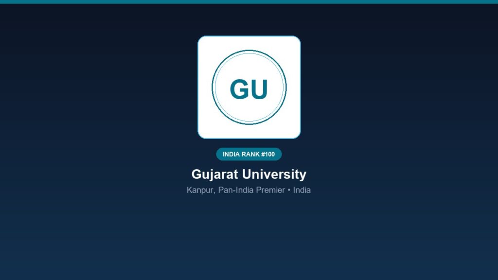 inst 100 rank 100 gujarat university campus 1 psy