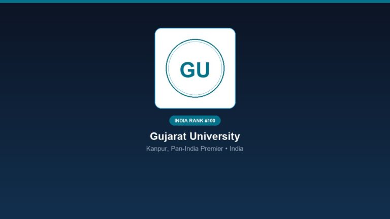 Rank #100: Gujarat University (Campus 1) - Psychology Courses, Admission & Campus Guide 5 inst 100 rank 100 gujarat university campus 1 psy