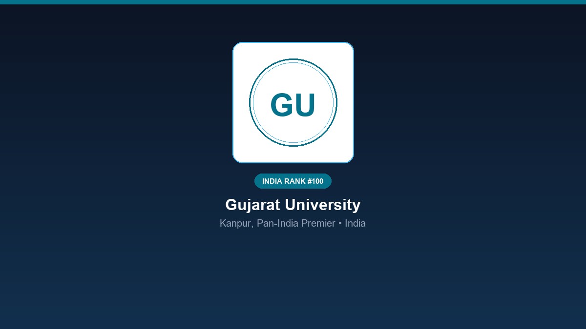 inst 100 rank 100 gujarat university campus 1 psy