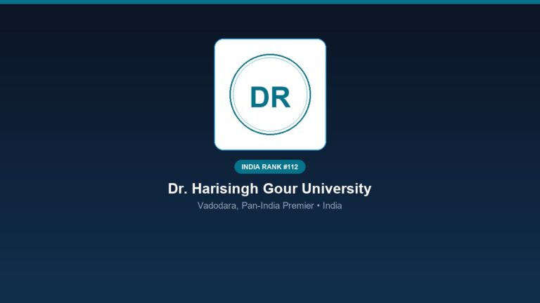 inst 112 rank 112 dr harisingh gour university ca