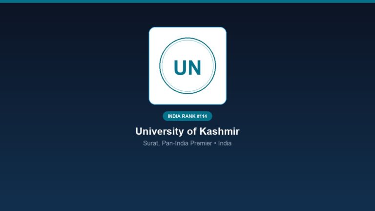 inst 114 rank 114 university of kashmir campus 5