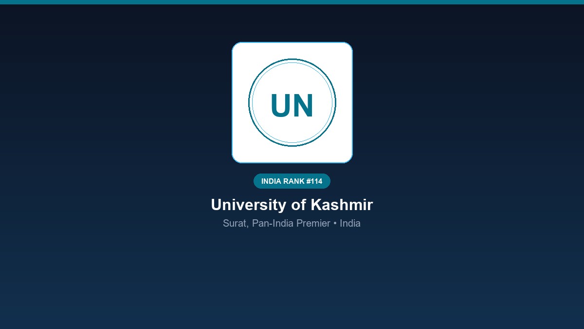 inst 114 rank 114 university of kashmir campus 5