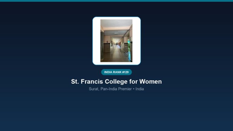 inst 129 rank 129 st francis college for women ca