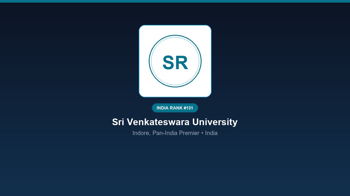 inst 131 rank 131 sri venkateswara university cam