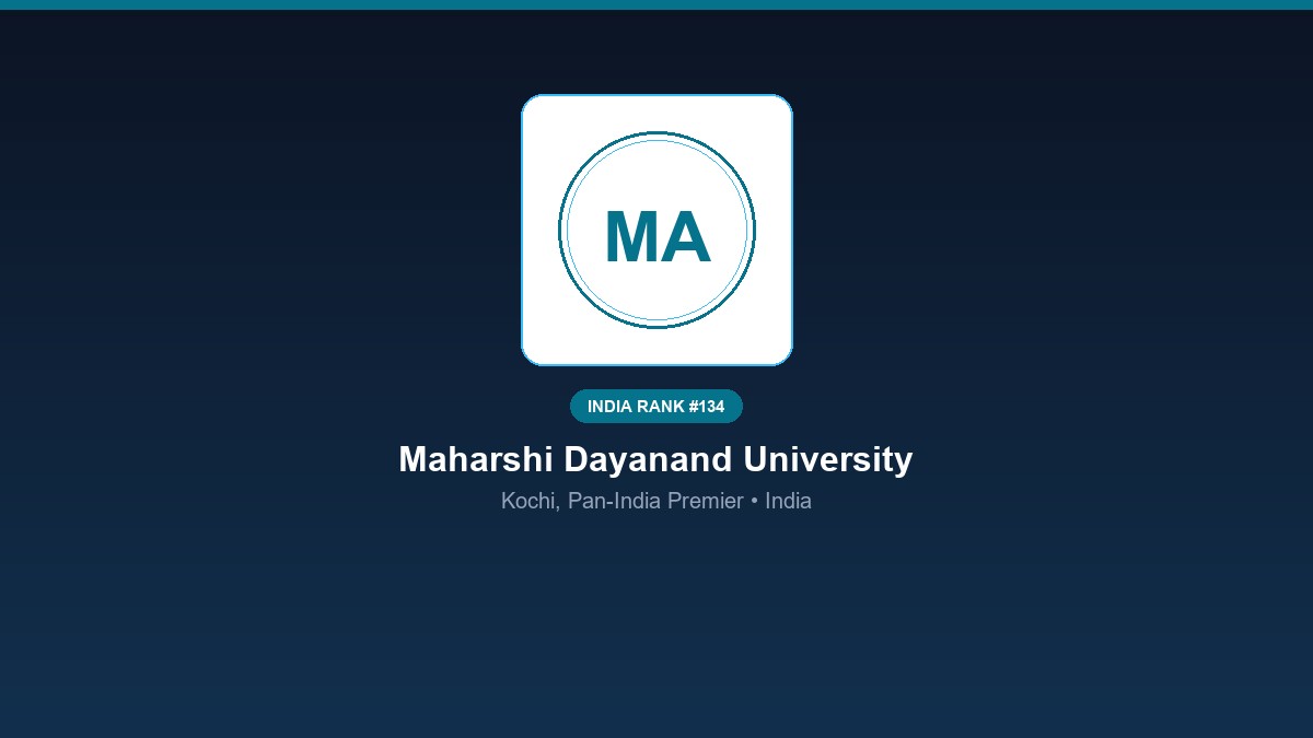 inst 134 rank 134 maharshi dayanand university md