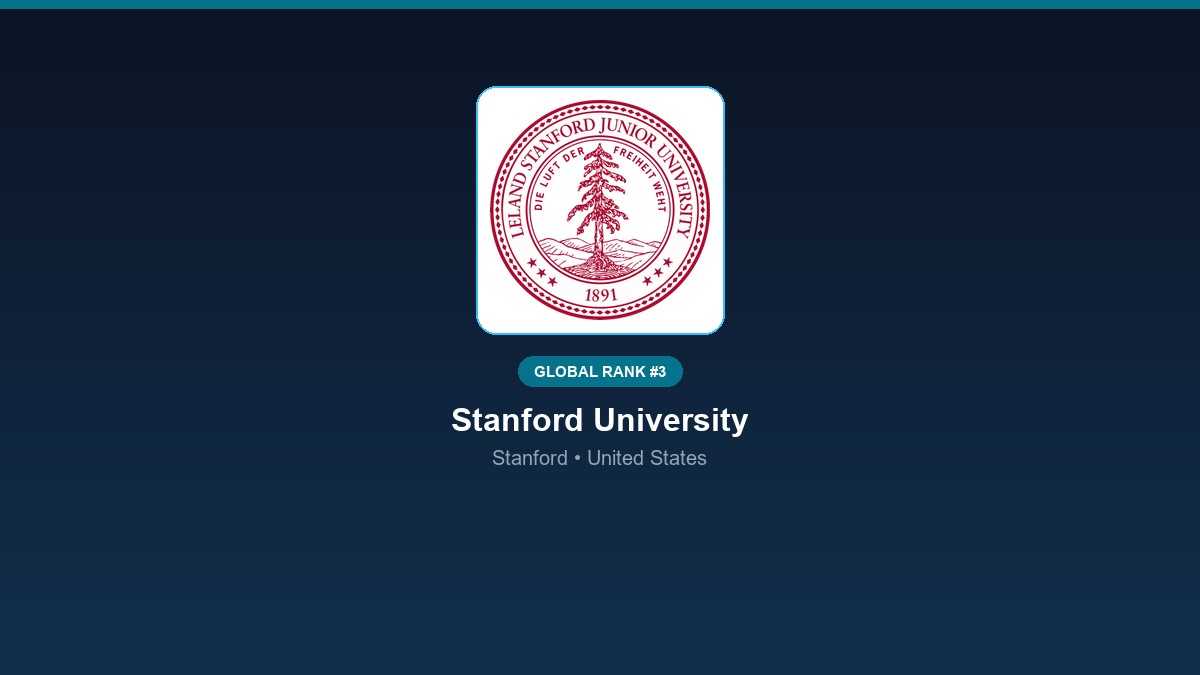 inst 153 global rank 3 stanford university united