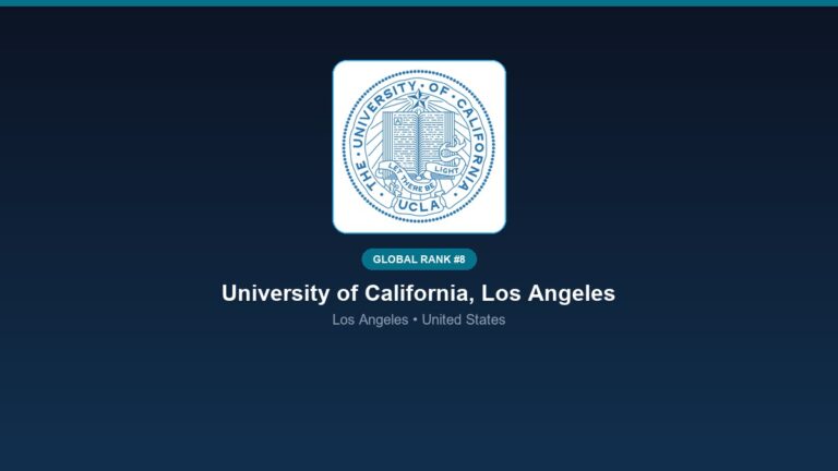 inst 158 global rank 8 university of california l