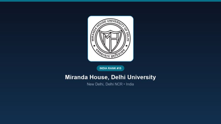inst 15 rank 15 miranda house delhi university p