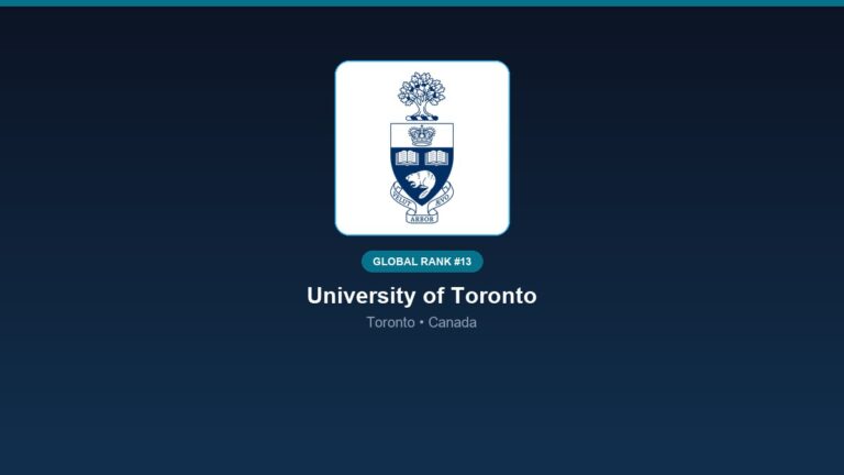 inst 163 global rank 13 university of toronto can