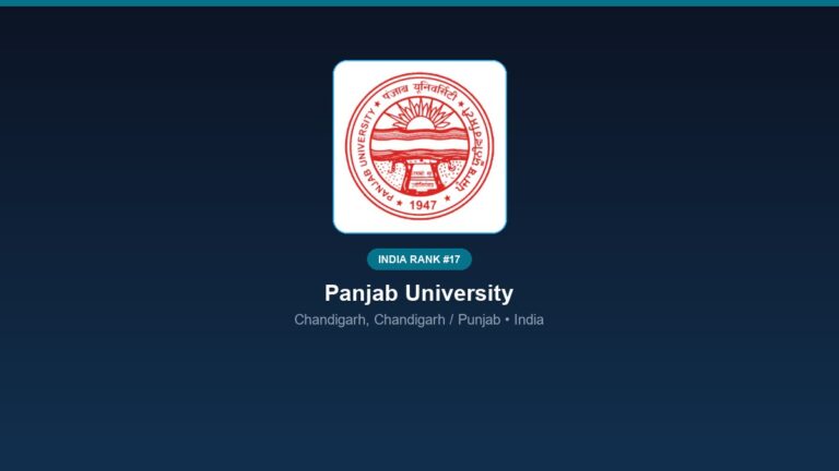 inst 17 rank 17 panjab university psychology cou