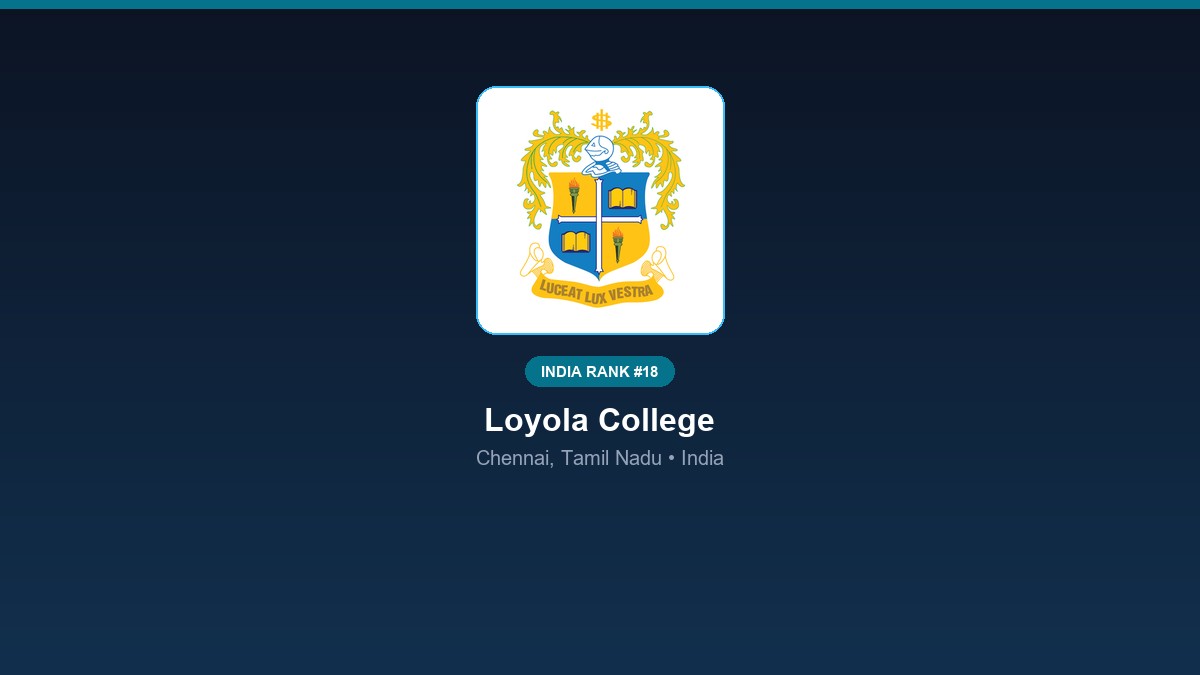 inst 18 rank 18 loyola college psychology course