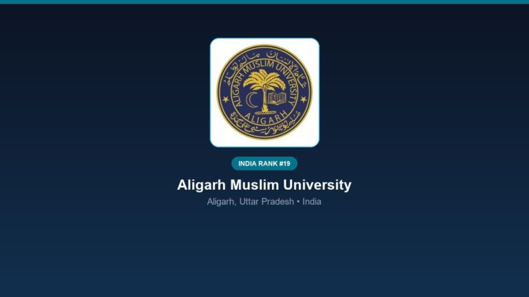inst 19 rank 19 aligarh muslim university amu ps