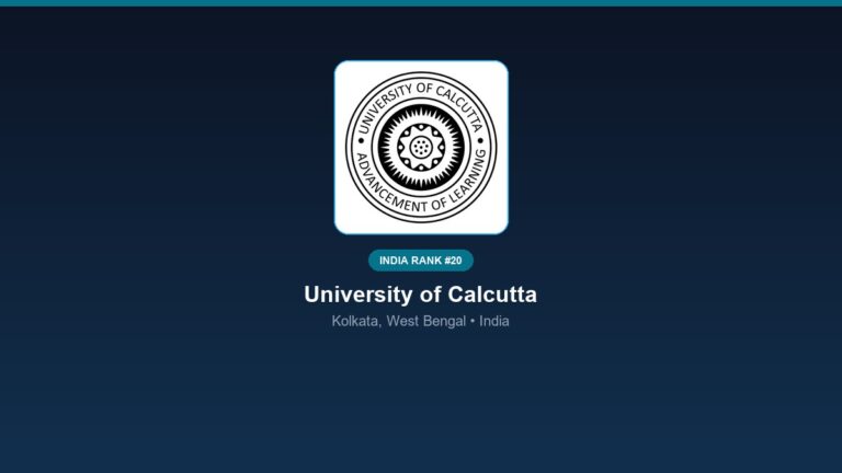 inst 20 rank 20 university of calcutta psycholog
