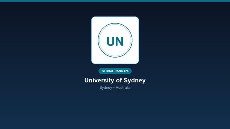 Global Rank #75: University of Sydney (Research Division 35) (Australia) - Psychology Degrees, Admissions & Research 5 inst 225 global rank 75 university of sydney rese