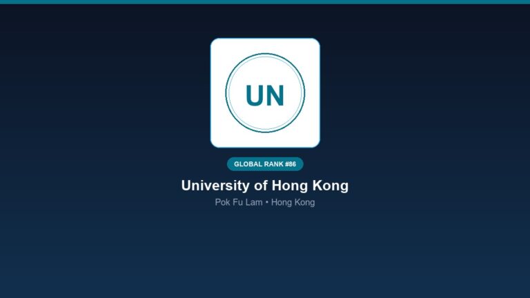 inst 236 global rank 86 university of hong kong h