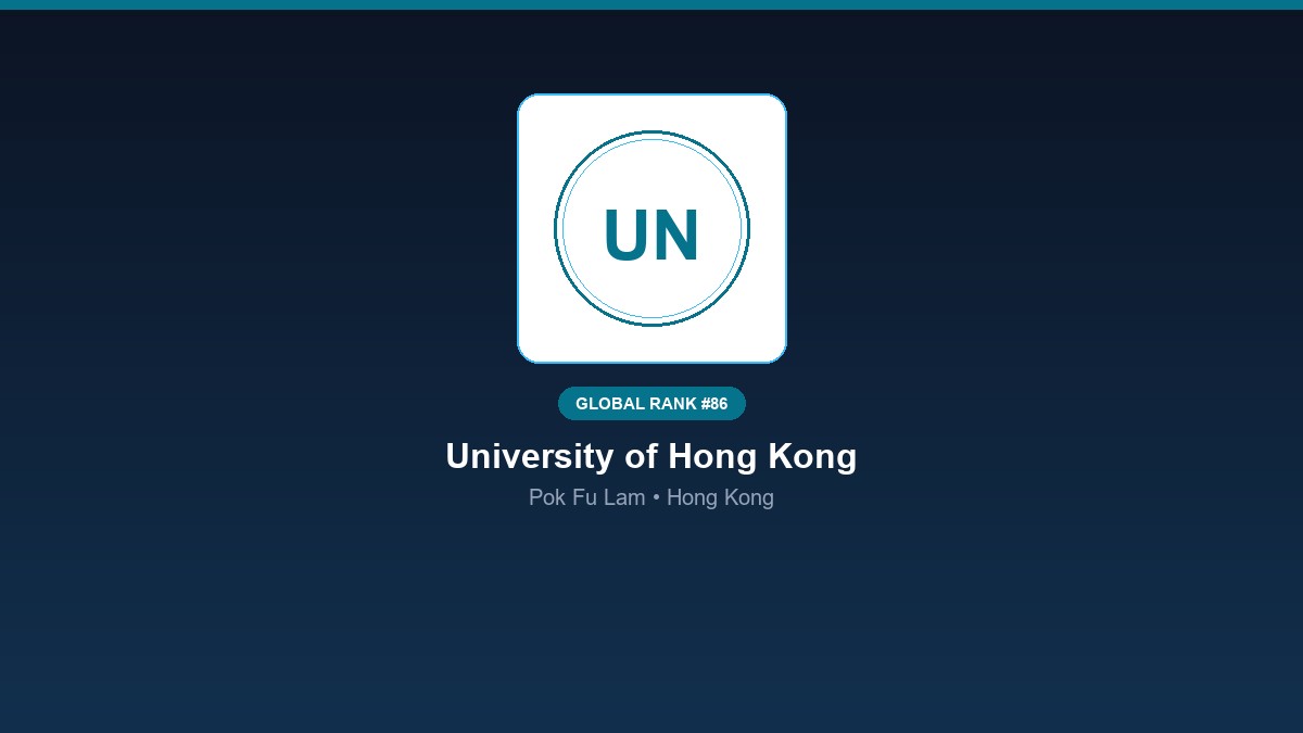 inst 236 global rank 86 university of hong kong h