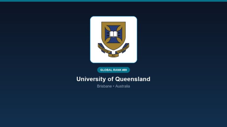 inst 239 global rank 89 university of queensland