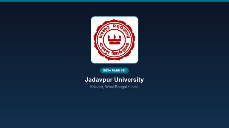 inst 23 rank 23 jadavpur university psychology c