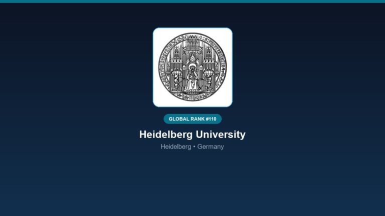 inst 260 global rank 110 heidelberg university re