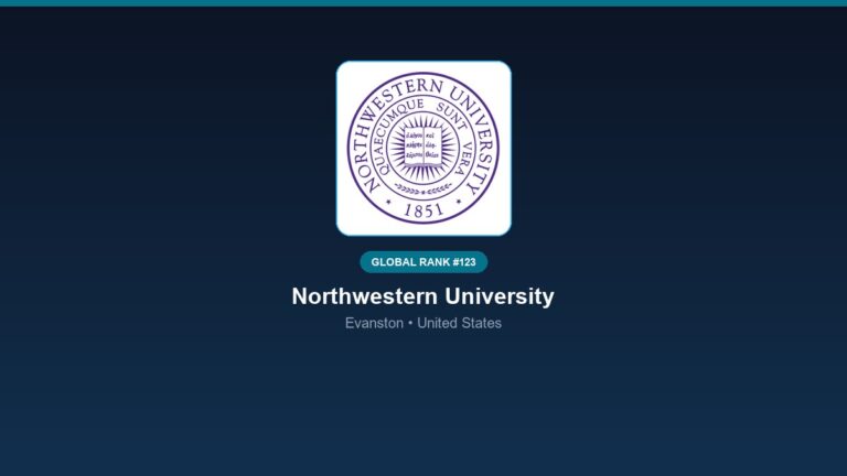 inst 273 global rank 123 northwestern university