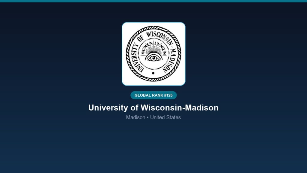 inst 275 global rank 125 university of wisconsin