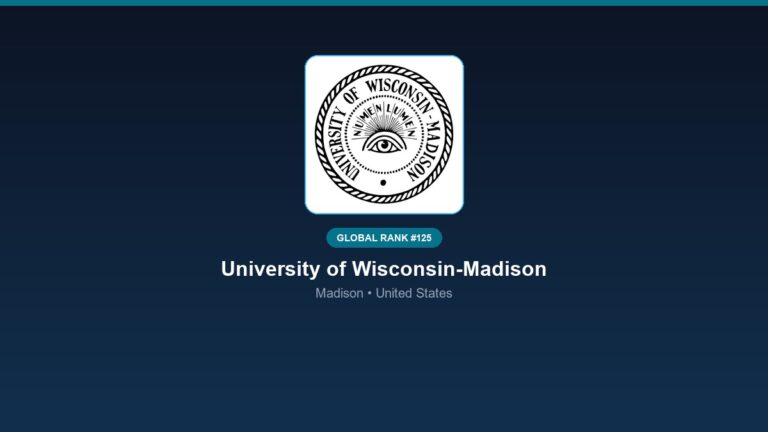 inst 275 global rank 125 university of wisconsin