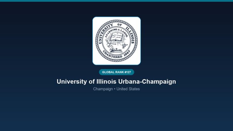 inst 277 global rank 127 university of illinois u