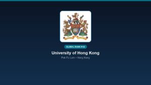 inst 292 global rank 142 university of hong kong