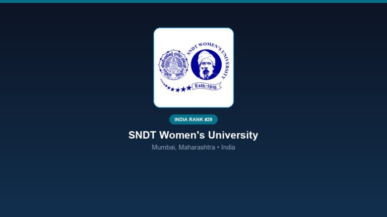 inst 29 rank 29 sndt womens university psycholog