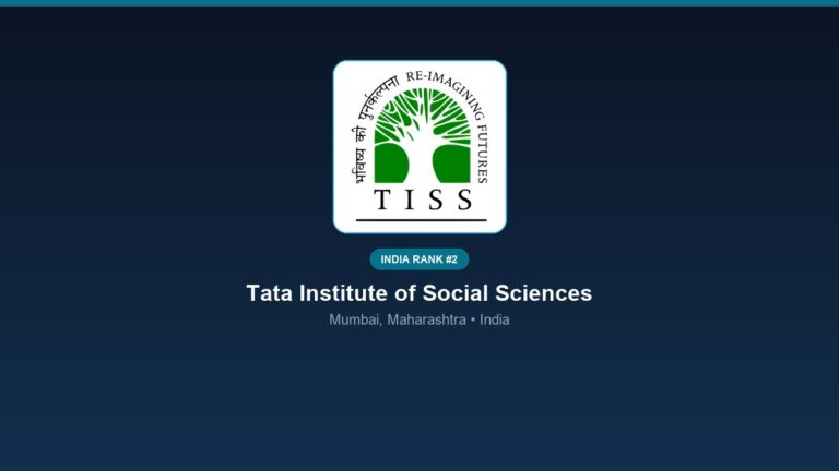 inst 2 rank 2 tata institute of social sciences