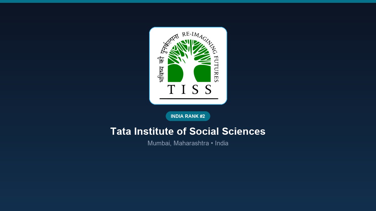 inst 2 rank 2 tata institute of social sciences