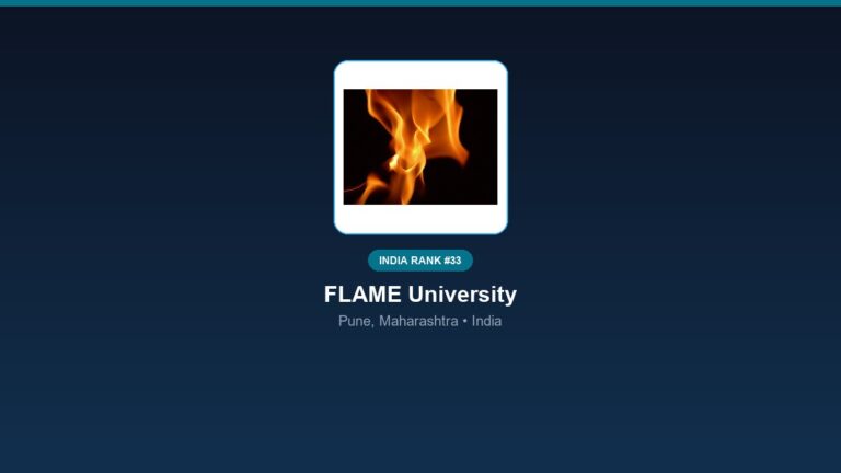 inst 33 rank 33 flame university psychology cour