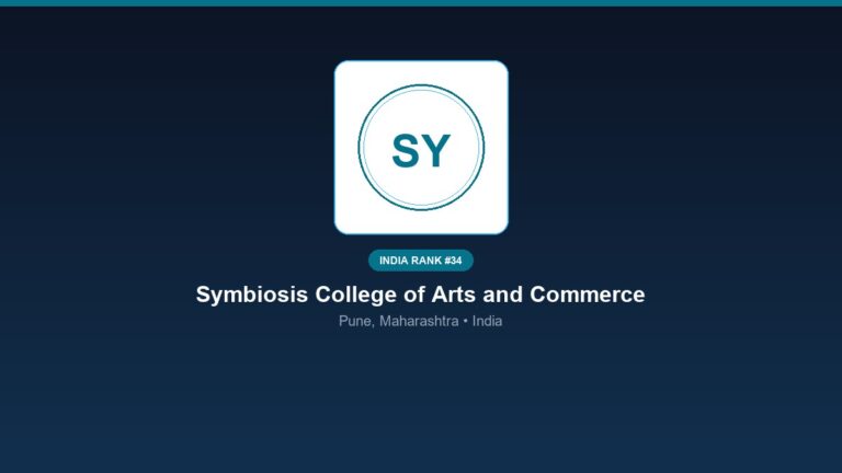 inst 34 rank 34 symbiosis college of arts and co