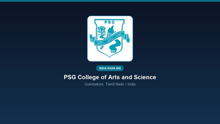 inst 35 rank 35 psg college of arts and science