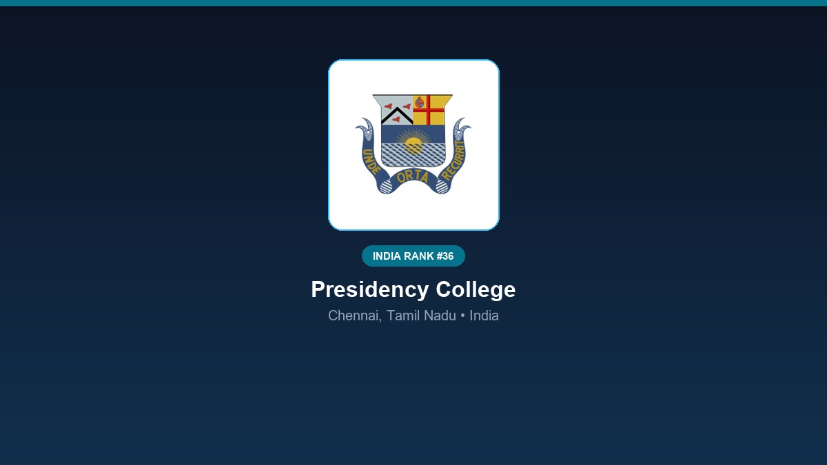 inst 36 rank 36 presidency college psychology co