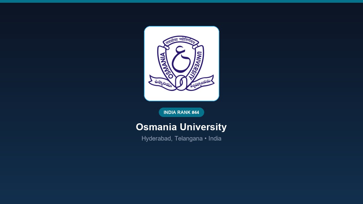 inst 44 rank 44 osmania university psychology co