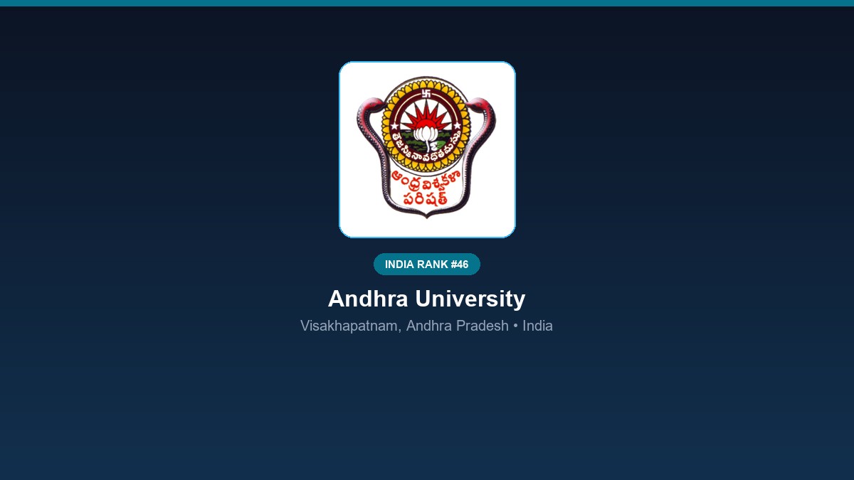 inst 46 rank 46 andhra university psychology cou