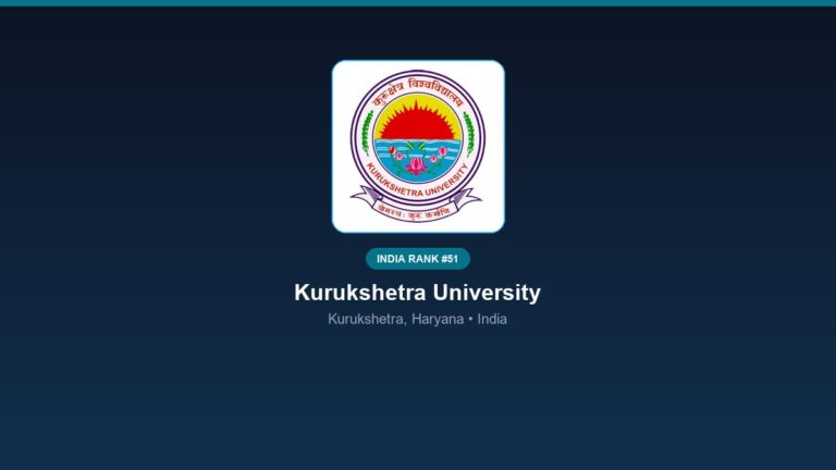 inst 51 rank 51 kurukshetra university psycholog