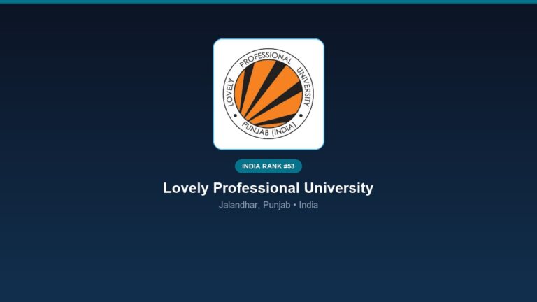 inst 53 rank 53 lovely professional university l