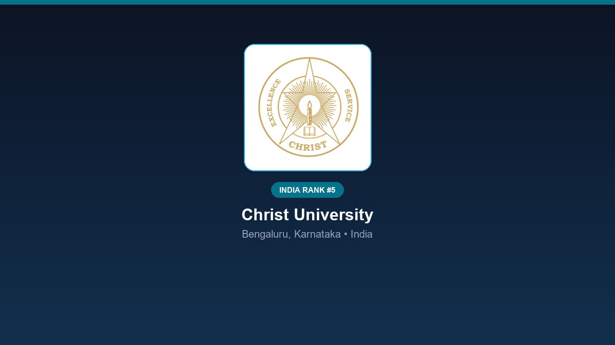 inst 5 rank 5 christ university psychology cour