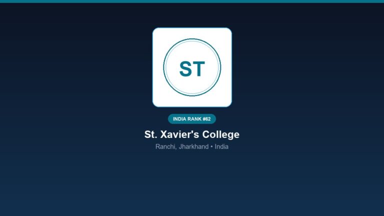 inst 62 rank 62 st xaviers college psychology co