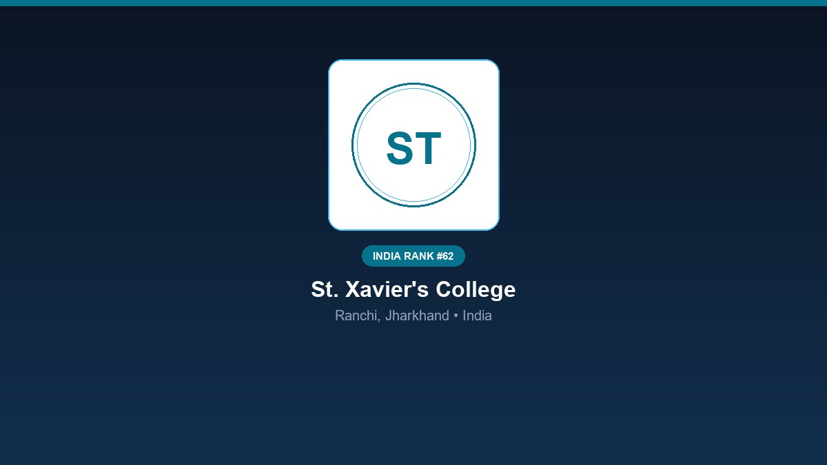 inst 62 rank 62 st xaviers college psychology co