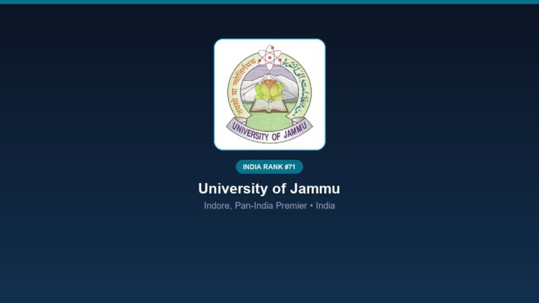 inst 71 rank 71 university of jammu campus 2 psy