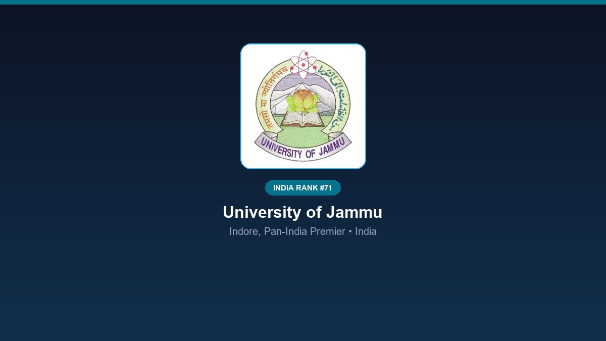 inst 71 rank 71 university of jammu campus 2 psy