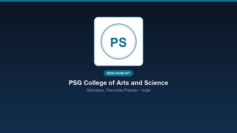 inst 77 rank 77 psg college of arts and science