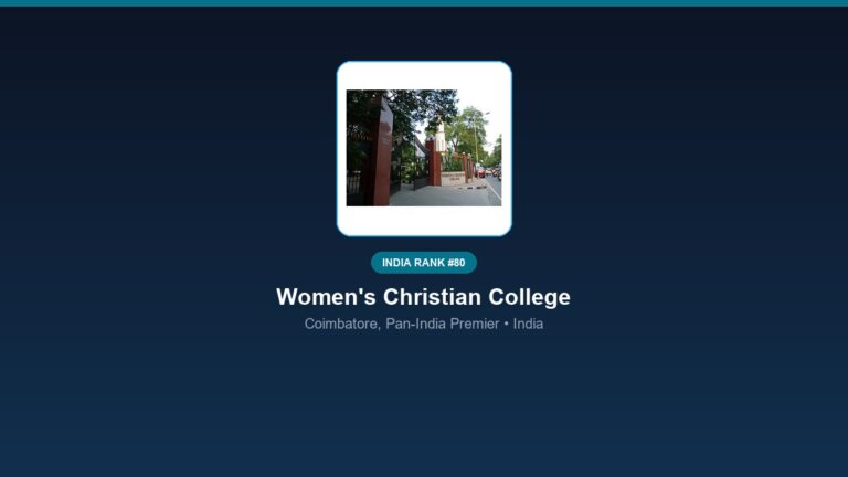 inst 80 rank 80 womens christian college wcc cam