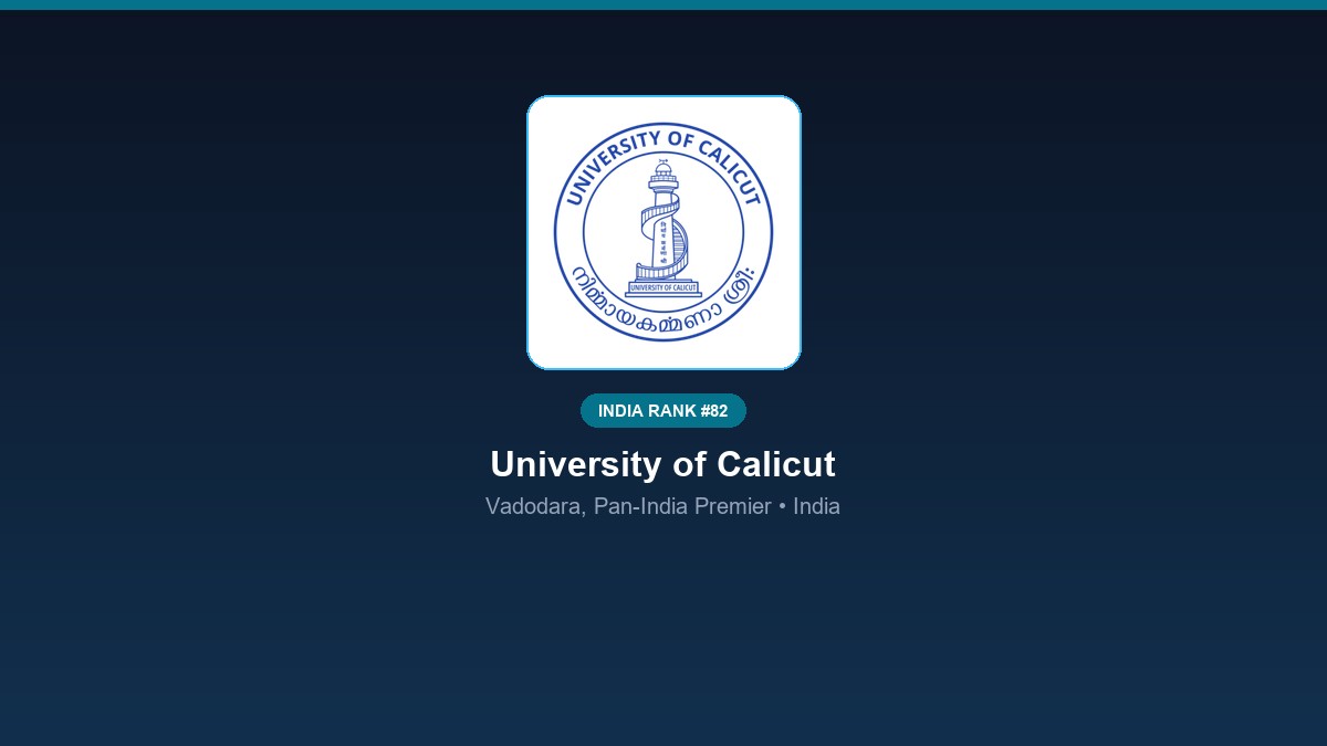 inst 82 rank 82 university of calicut campus 3 p