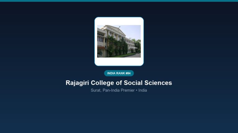 inst 84 rank 84 rajagiri college of social scien