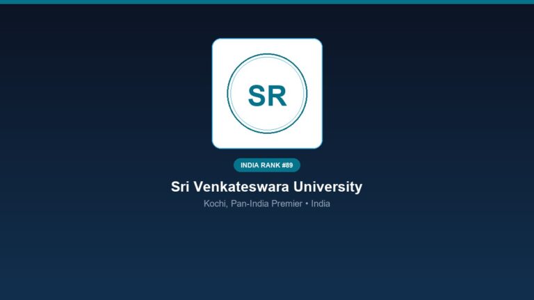 inst 89 rank 89 sri venkateswara university camp