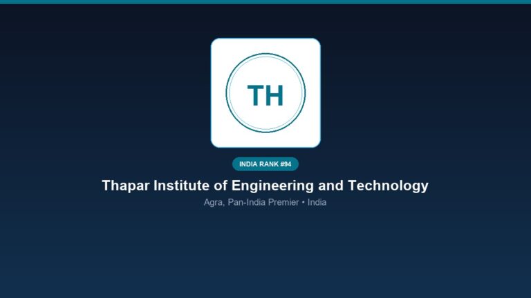 inst 94 rank 94 thapar institute of engineering